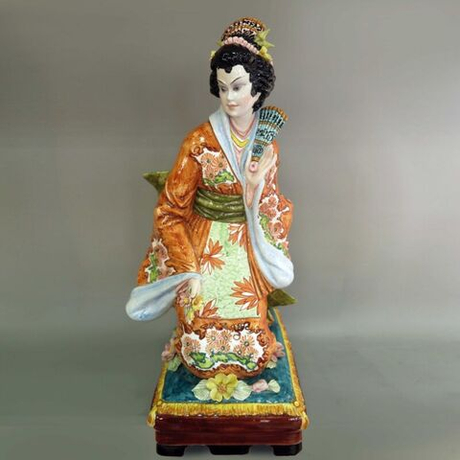 Винтаж: Скульптурная композиция «Гейша»