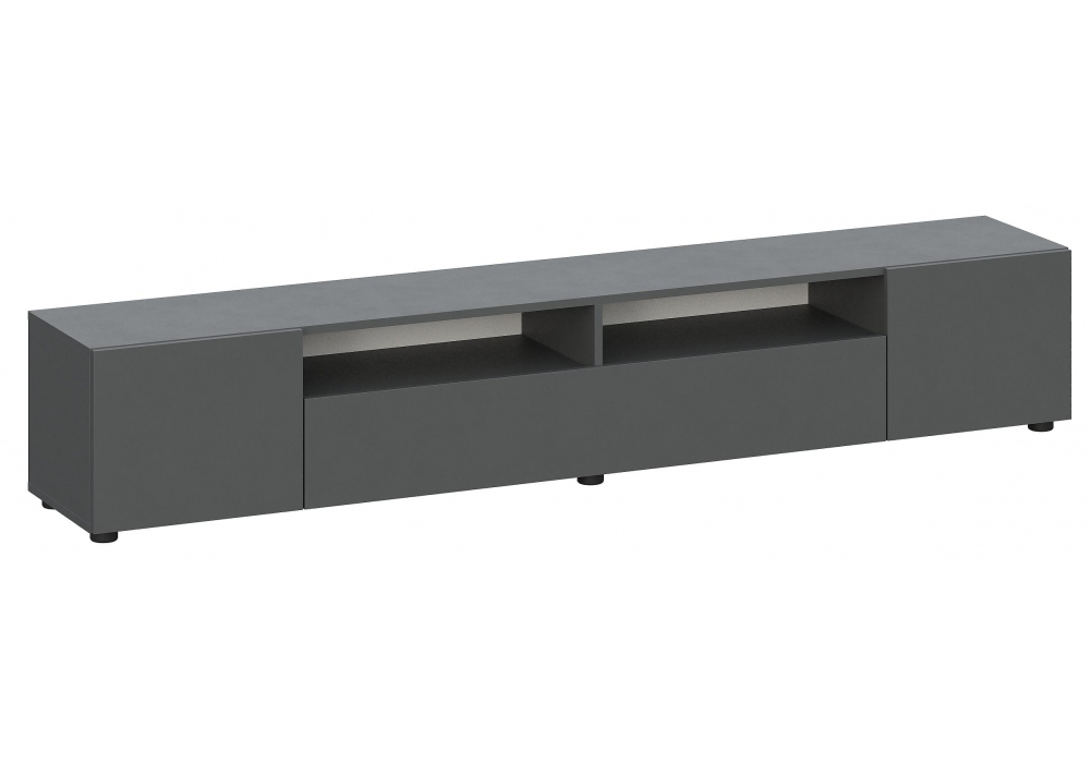 ТВ-тумба Woodville Сибити графит серый