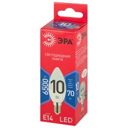 Лампочка светодиодная ЭРА RED LINE LED B35-10W-865-E14 R Е14 / E14 10 Вт свеча холодный дневной свет | Лампы cветодиодные Свеча (B/C)