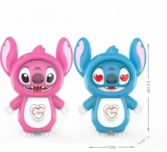 Брелок Стич лицо-перевертыш в ассорт. 9.2см