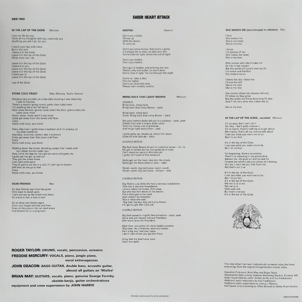 Queen / Sheer Heart Attack (LP)