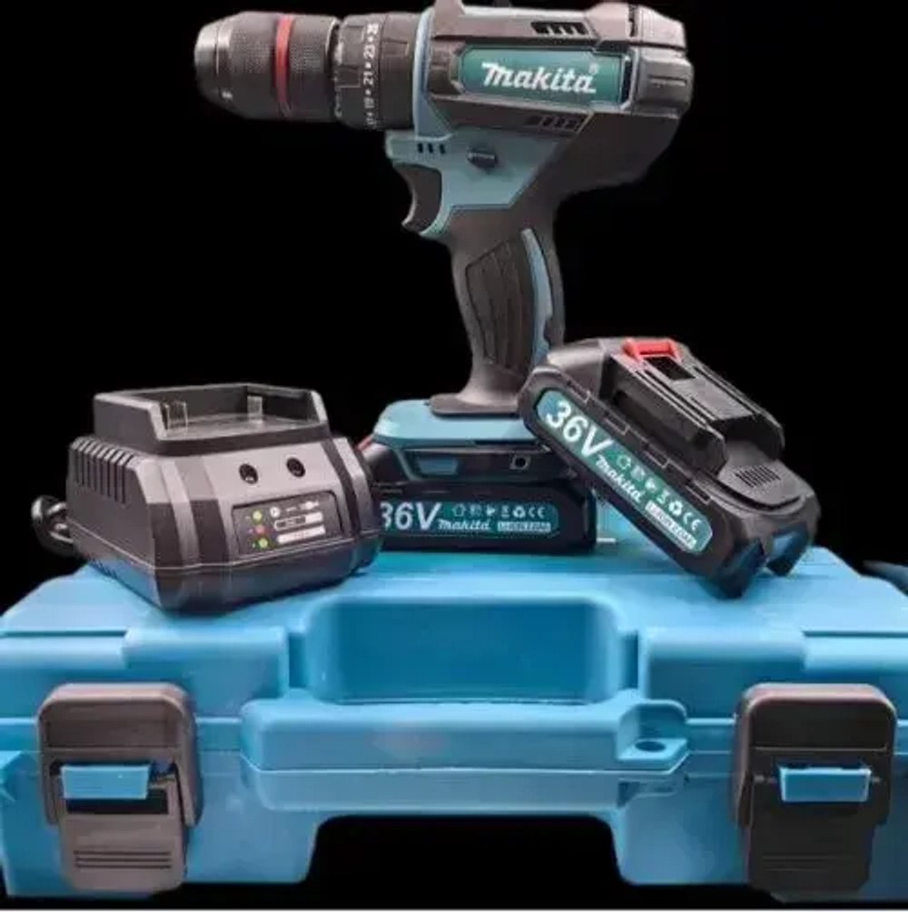Шуруповерт, 36 В, 2 АКБ