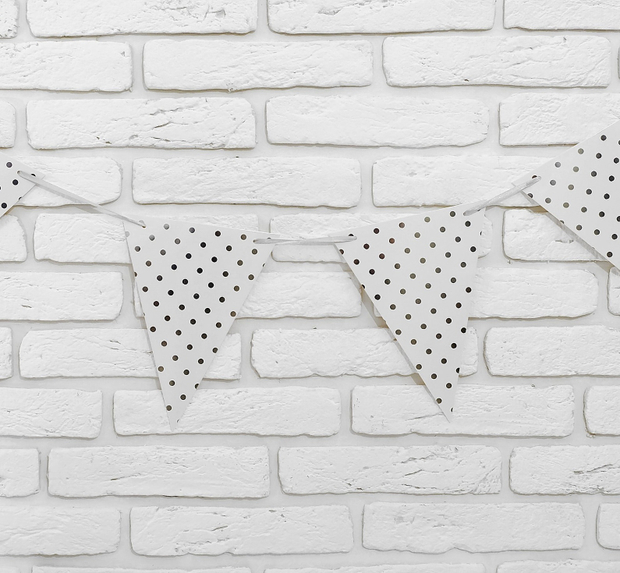 Гирлянда «Горох», 3 м, цвет серебряный