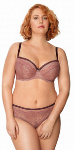 Бюстгальтер Zoe на косточках с дополнительными боковыми поддержками (Размер: 80C) (Цвет: грязно-розовый)