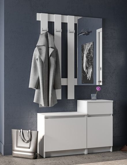 МС Мори Прихожая (Белый), ДСВ Мебель