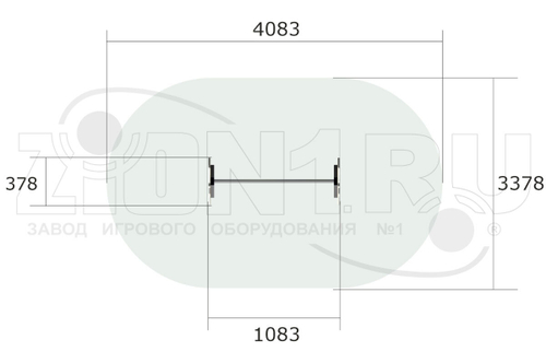 Турник детский «Жираф»