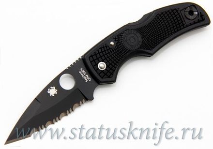 Нож Spyderco Native C41PSBBK серрейтор