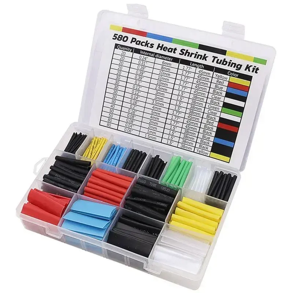 Набор термоусадочных трубок 850 шт