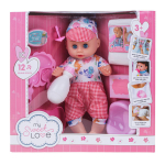 Пупс функциональный с аксесс., коробка ZL9920-1