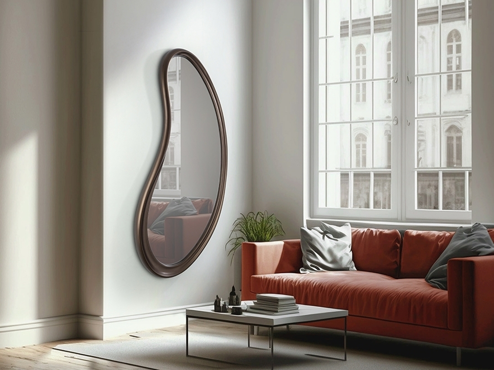 Brigitte Зеркало настенное темная бронза