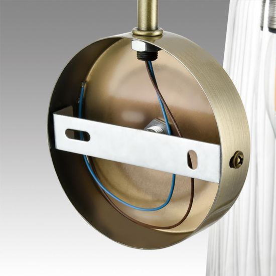 6584/1W MODERNI LN25 94 бронза/прозрачный, металл/стекло Бра E14 1*40W 220V DOLIANA