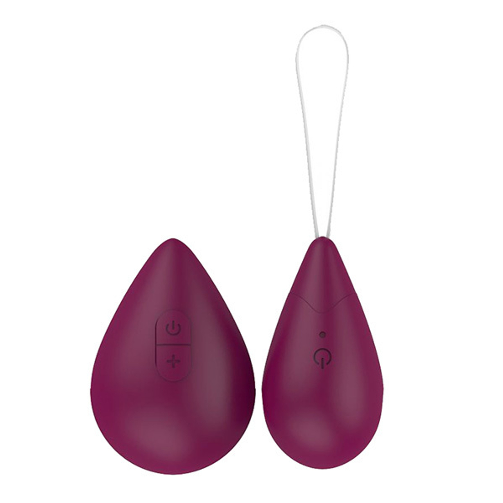 Бордовое виброяйцо с пультом ДУ Lola Games Take It Easy Best 9021-01lola