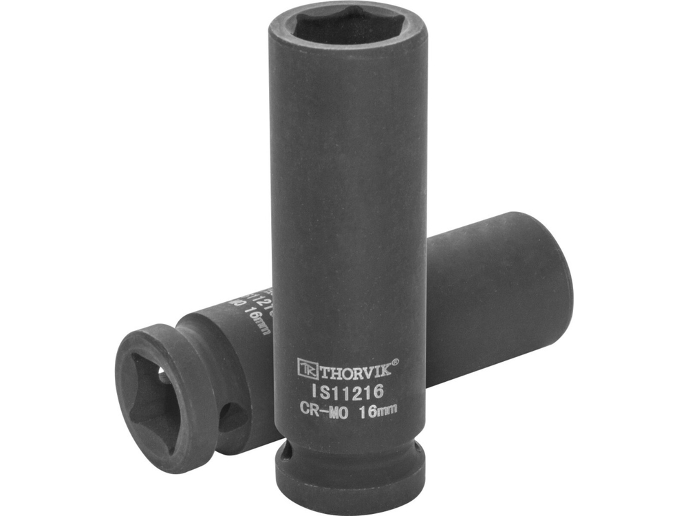 IS11216 Головка торцевая ударная глубокая 1/2"DR, 16 мм