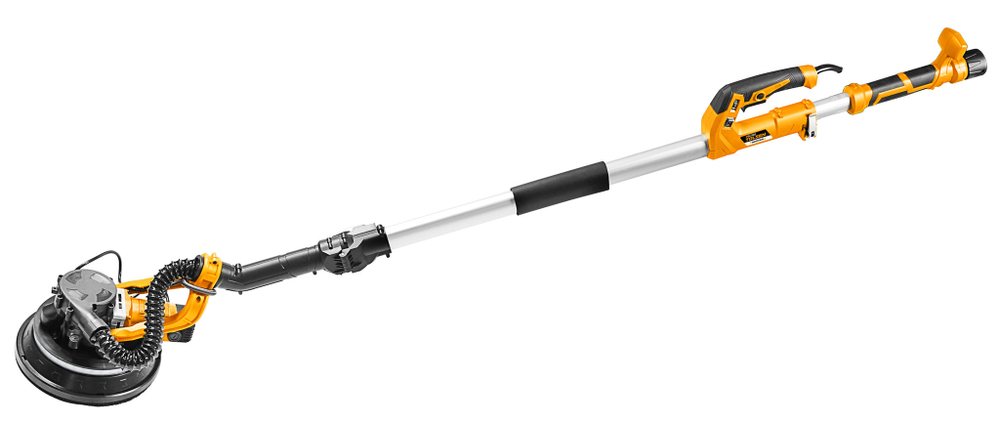 Шлифмашина по гипсокартону, 880 Вт, 214 мм, Tolsen 79585 с освещением рабочей поверхности