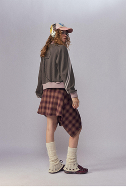 Олимпийка Nothomme Monterest Vintage Sport-Style Waffle Zip-Up Jacket