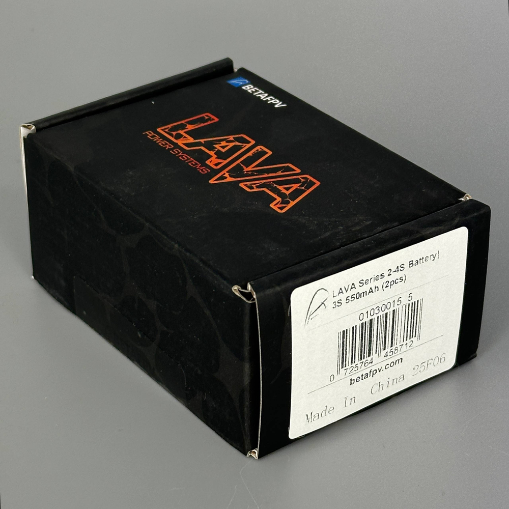 Аккумулятор Betafpv Lava 3S 550mAh 75C 11.4V 2шт.