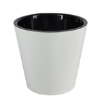 Горшок для цветов London D280мм, 10,5л c дренажной вставкой, белоснежный жасмин