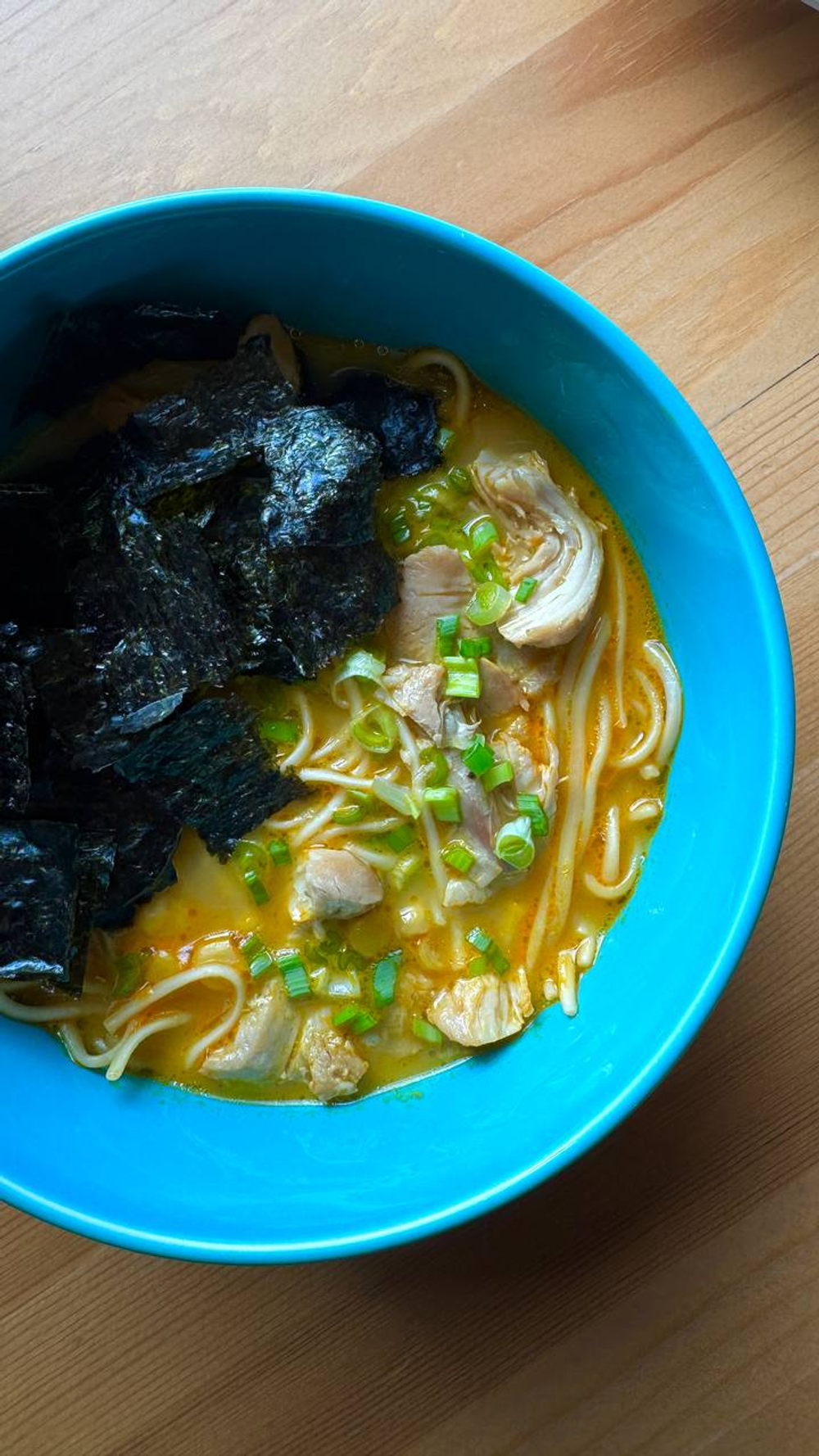 Сырный рамен