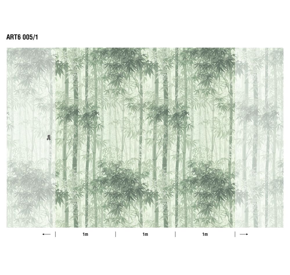 Пейзаж Бамбуковая роща панно