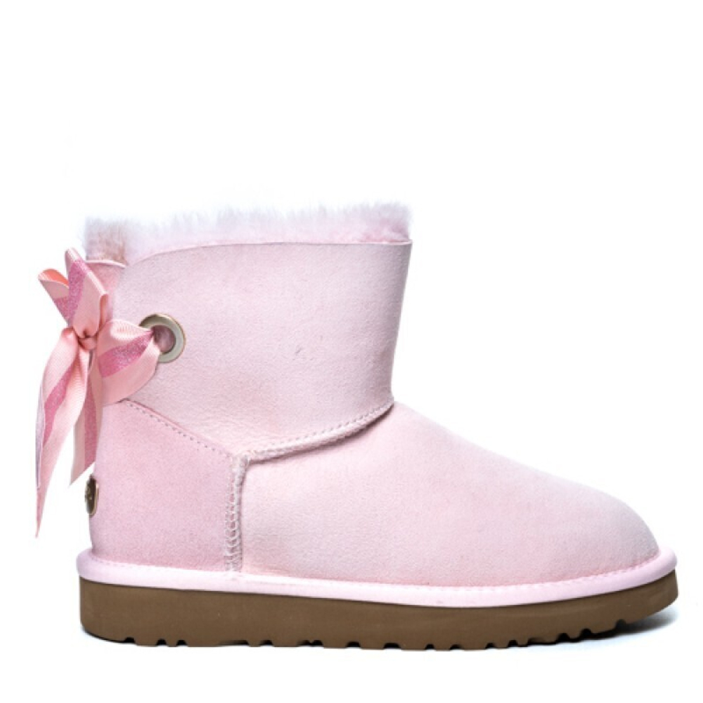 Угги Bailey Bow Mini Customizable Pink