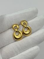 Серьги с подвесками матовые