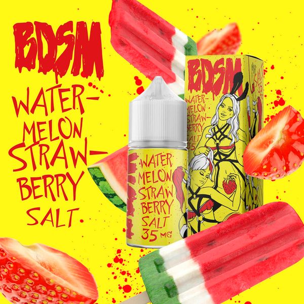 Купить Жидкость BDSM Salt 30 мл - Watermelon Strawberry