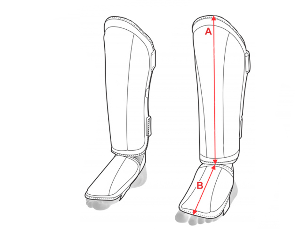 Защита голени и стопы Clinch Shin Instep Guard Kick