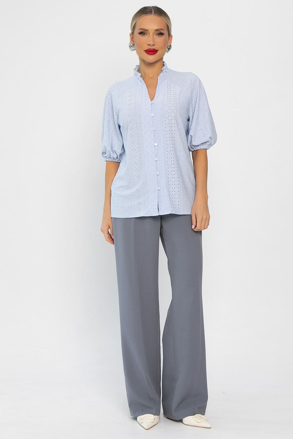 Блуза Люция (голубая) Б14289-45М LT Collection
