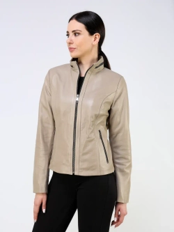 Куртка кожаная демисезонная