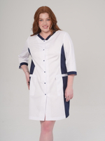 Халат медицинский женский | Х-250/2ак 3/4 клеон проф