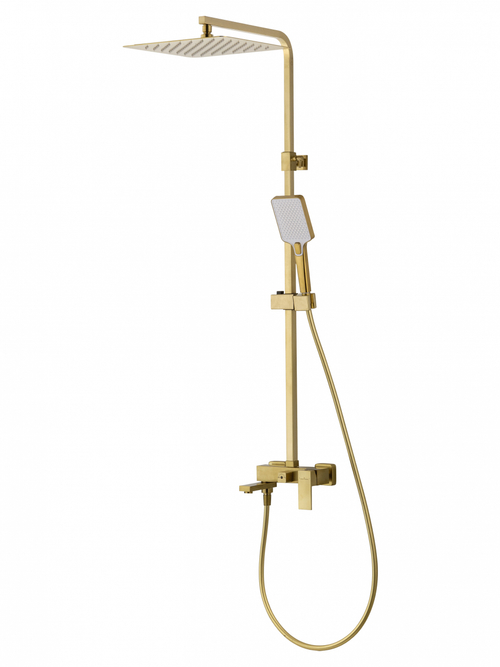 Душевая система WONZON & WOGHAND CUBE, Брашированное золото (WW-88739016-BG)