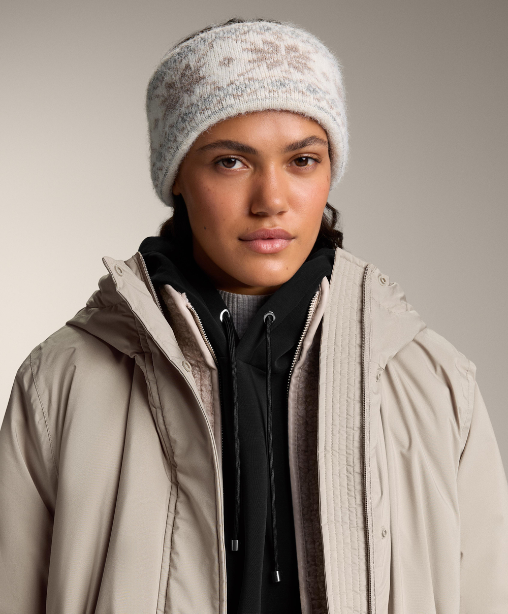 Oysho Жаккардовая повязка на голову, экрю