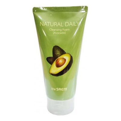 NATURAL DAILY CLEANSING FOAM AVOCADO Пенка для умывания с экстрактом авокадо 150ml