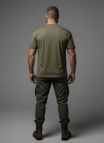 Футболка оверсайз LEGENDA Архангел Михаил хаки