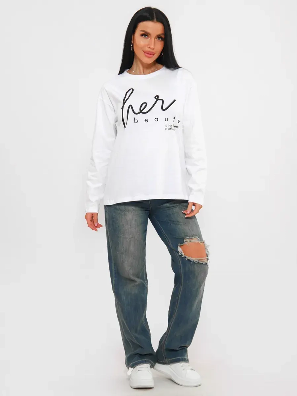 Лонгслив большие размеры