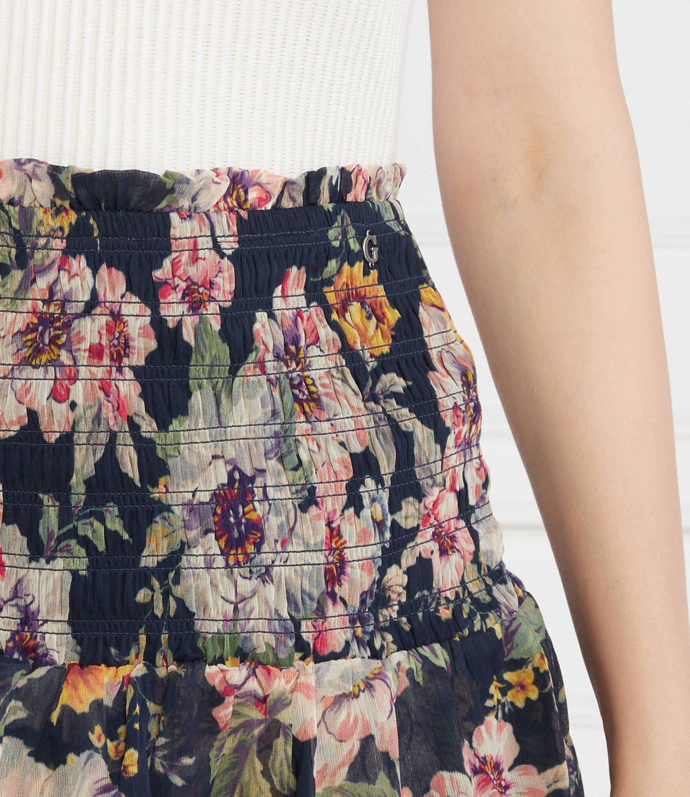 Юбка BRIGIDA SMOCKED MINI GUESS - черный(W3YD56 WDW52)