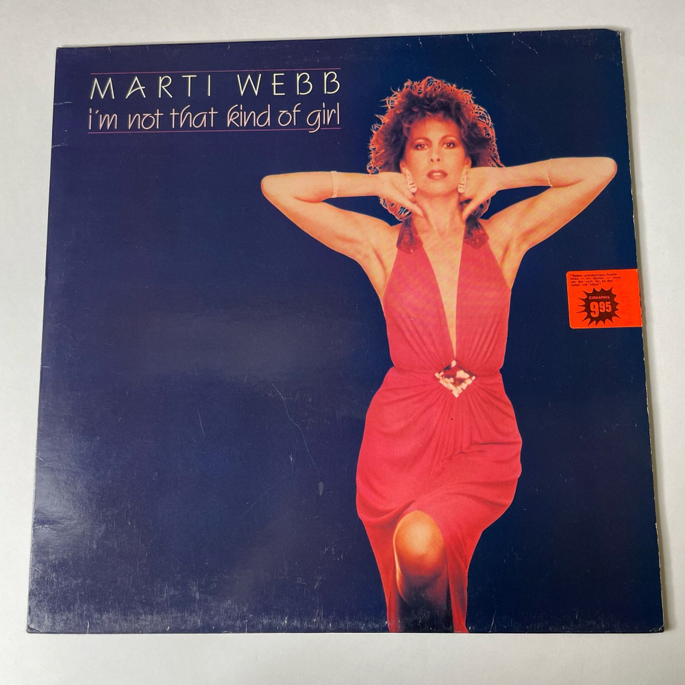 Винтажная виниловая пластинка LP Marti Webb I'm Not That Kind Of Girl (Швеция 1982)
