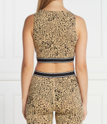 Топ Tommy Hilfiger - коричневый(UW0UW04971)