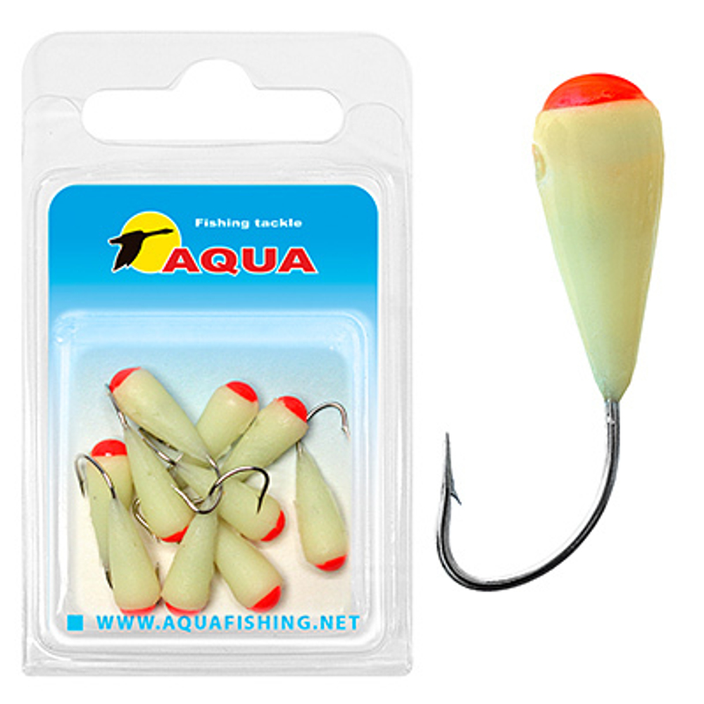 Мормышка фосфорная №81 КОНУС корюшиный, 2 упк по 10шт 0,35g