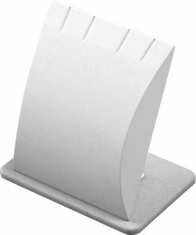 Подставка для 4 подвесок/прорези/квадратное основание/ф.№1 (ПЭТ карман)/64*43*64 мм.