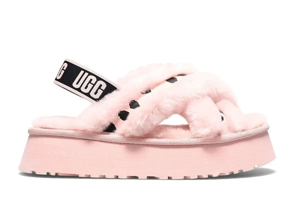 Тапочки Ugg Disco Color Pink Scallop