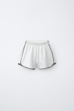 ZARA ПИЖАМА В ГОРОШЕК, ЭКРЮ