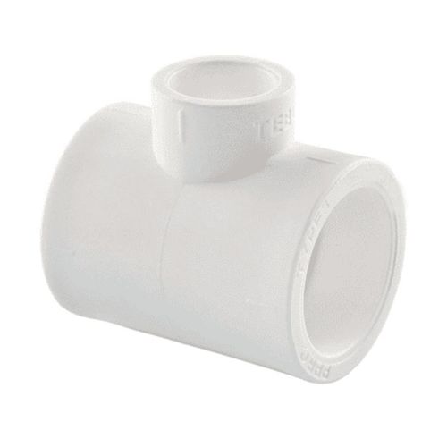 Тройник полипропиленовый 63х25х63 мм переходной TEBO