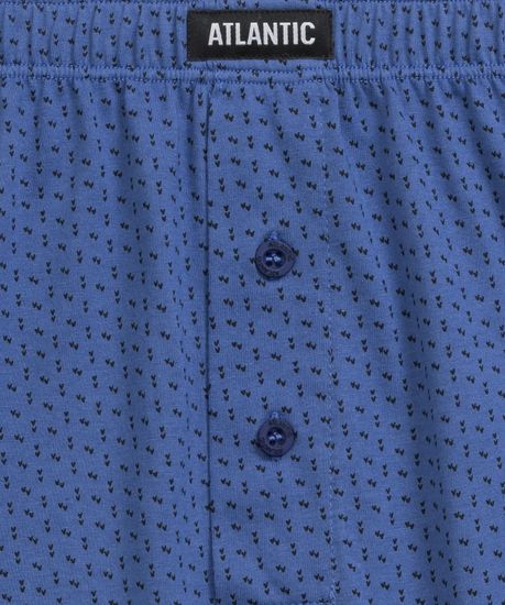 Трусы (2 шт) мужские семейные Atlantic 2MBX-059, голубой + темно-синий