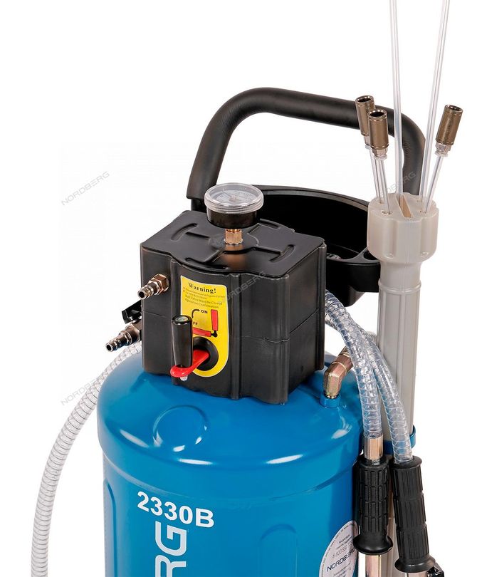 NORDBERG (2330B) Установка для сбора масла пневматическая, 30 л, синяя