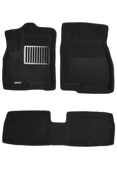 Коврики салона для  CHERY Tiggo 4 (2019-) Euromat 3D Lux черные. Арт. EM3D-001420