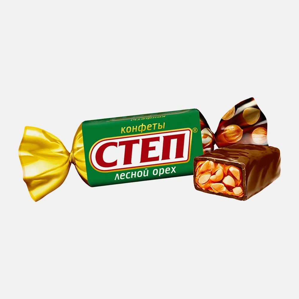 Конфеты Лесной орех арахис и фундук Степ