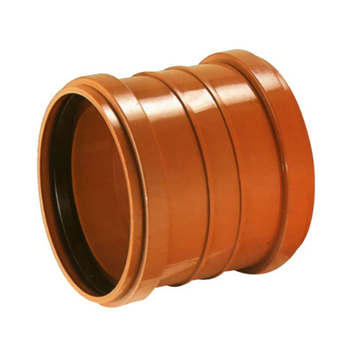 Муфта ПВХ для наружной канализациии Дн 200 надвижная