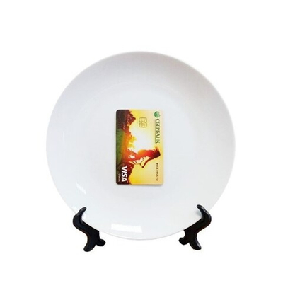 3d Тарелка фарфоровая 6" (150 мм) белая CY11A ( для Vacuum3d) инд..коробка+подставка+крючок