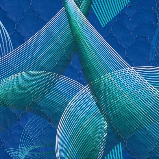 Покрывало-одеяло стеганное Мёбиус поплин 240x215 см